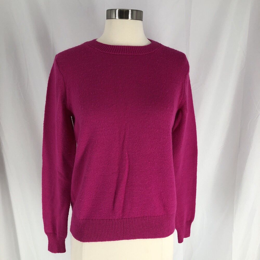 HOT PINK Banana Republic Crew Neck Sweater - Size Small